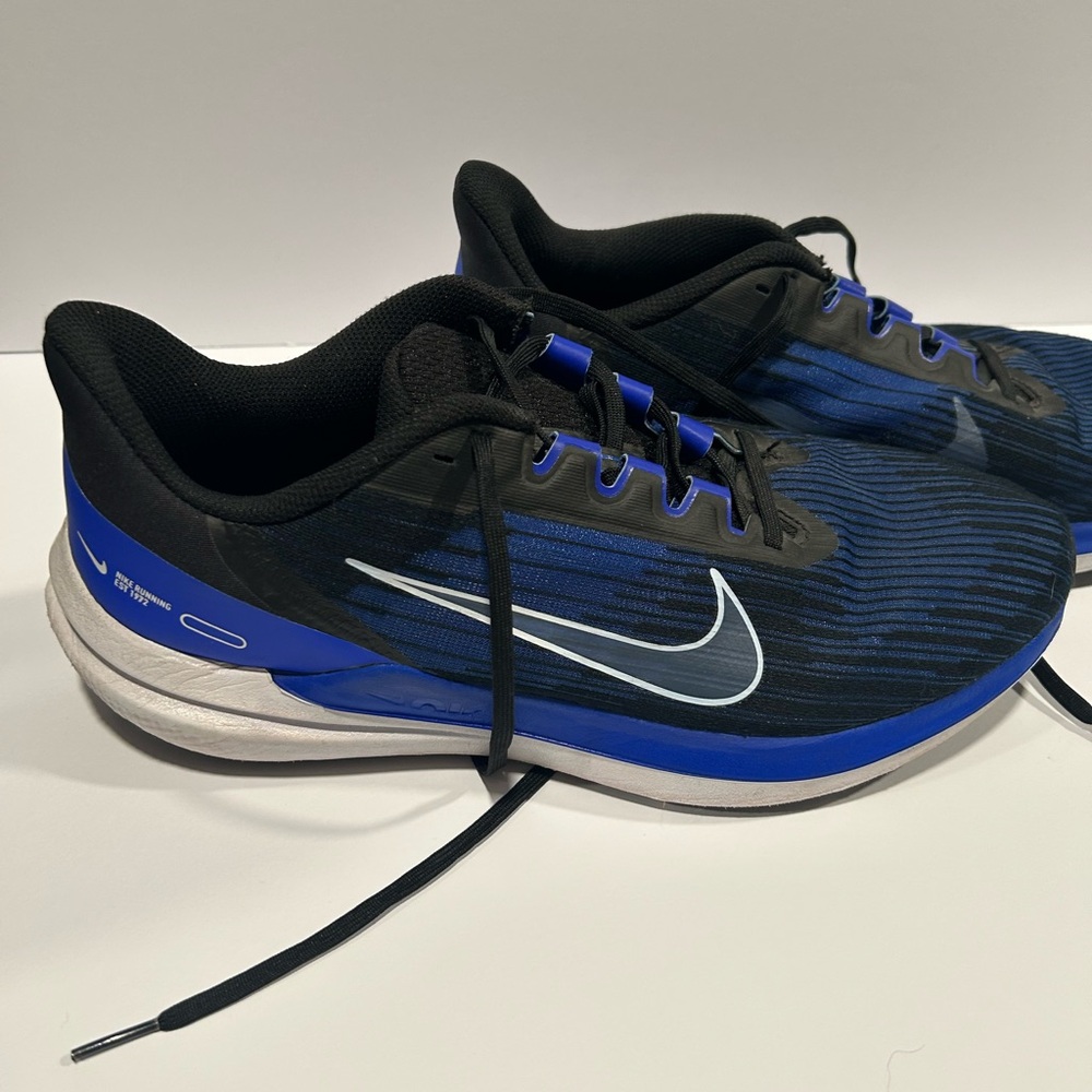 Nike Black & Blue AIR WINFLO 8 Men's Blue Black DD6203-004